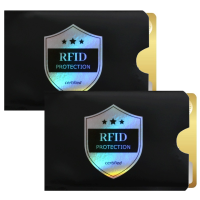 RFID Etui antykradzieżowe na karty - 2 sztuki